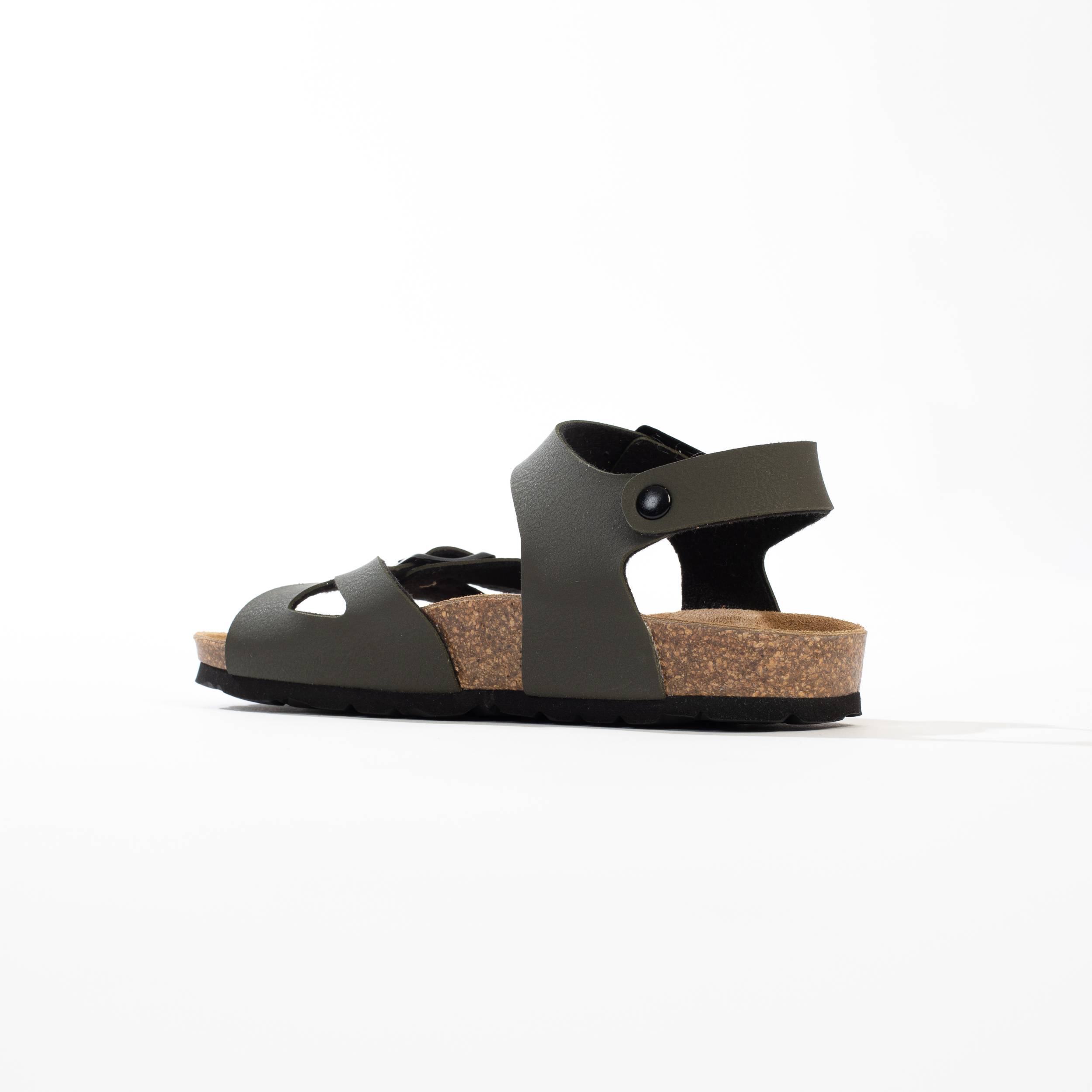 Khaki Pegase Multi-Strap Sandals