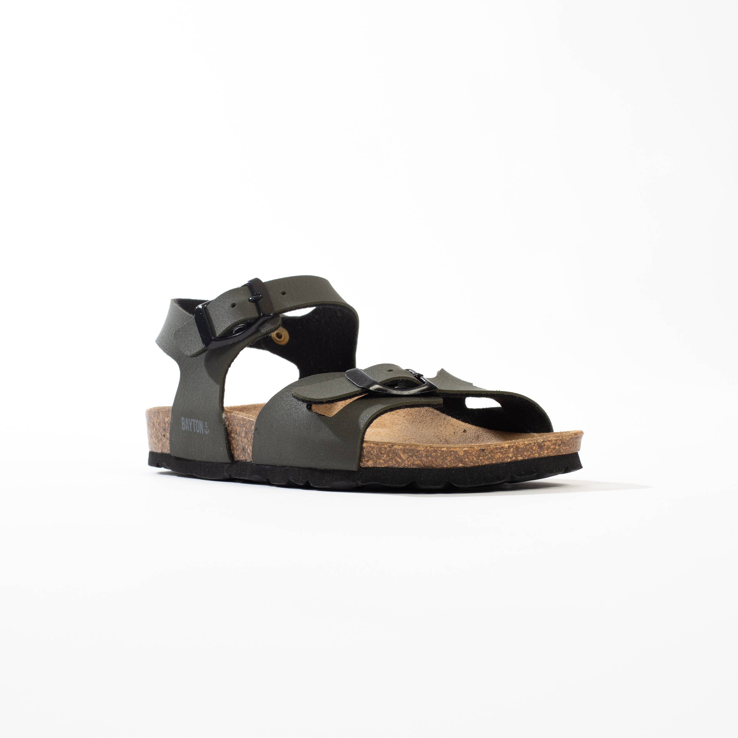 Khaki Pegase Multi-Strap Sandals