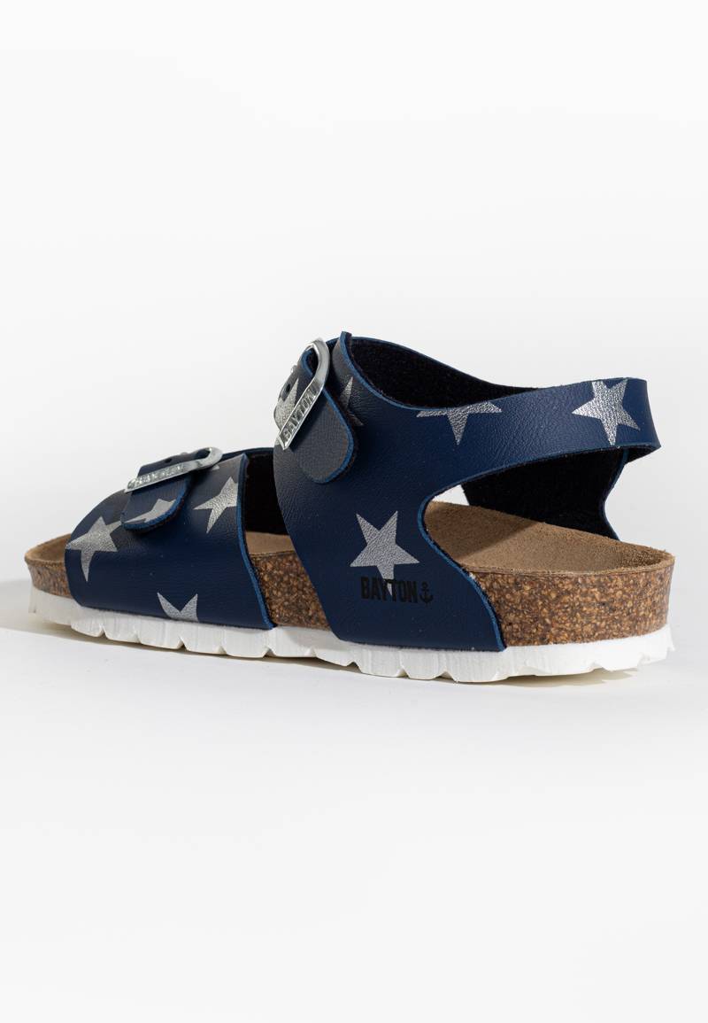 Pegase Navy Blue Multi-Strap Sandals