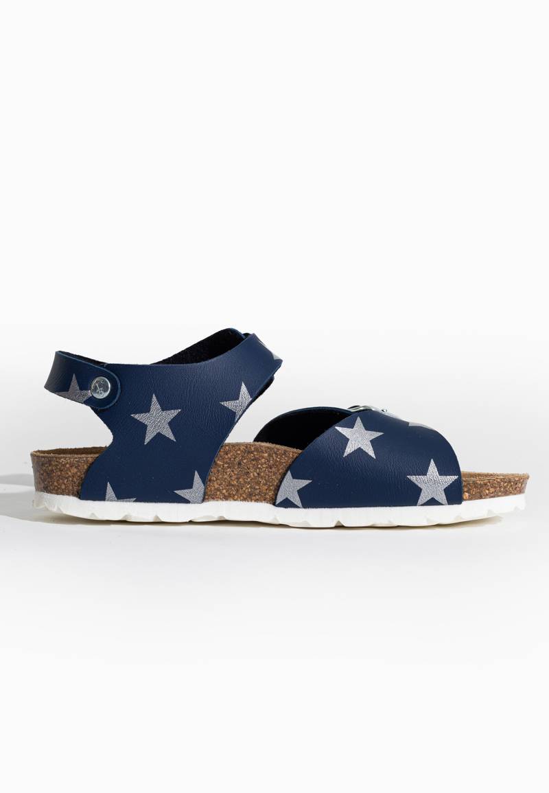 Pegase Navy Blue Multi-Strap Sandals