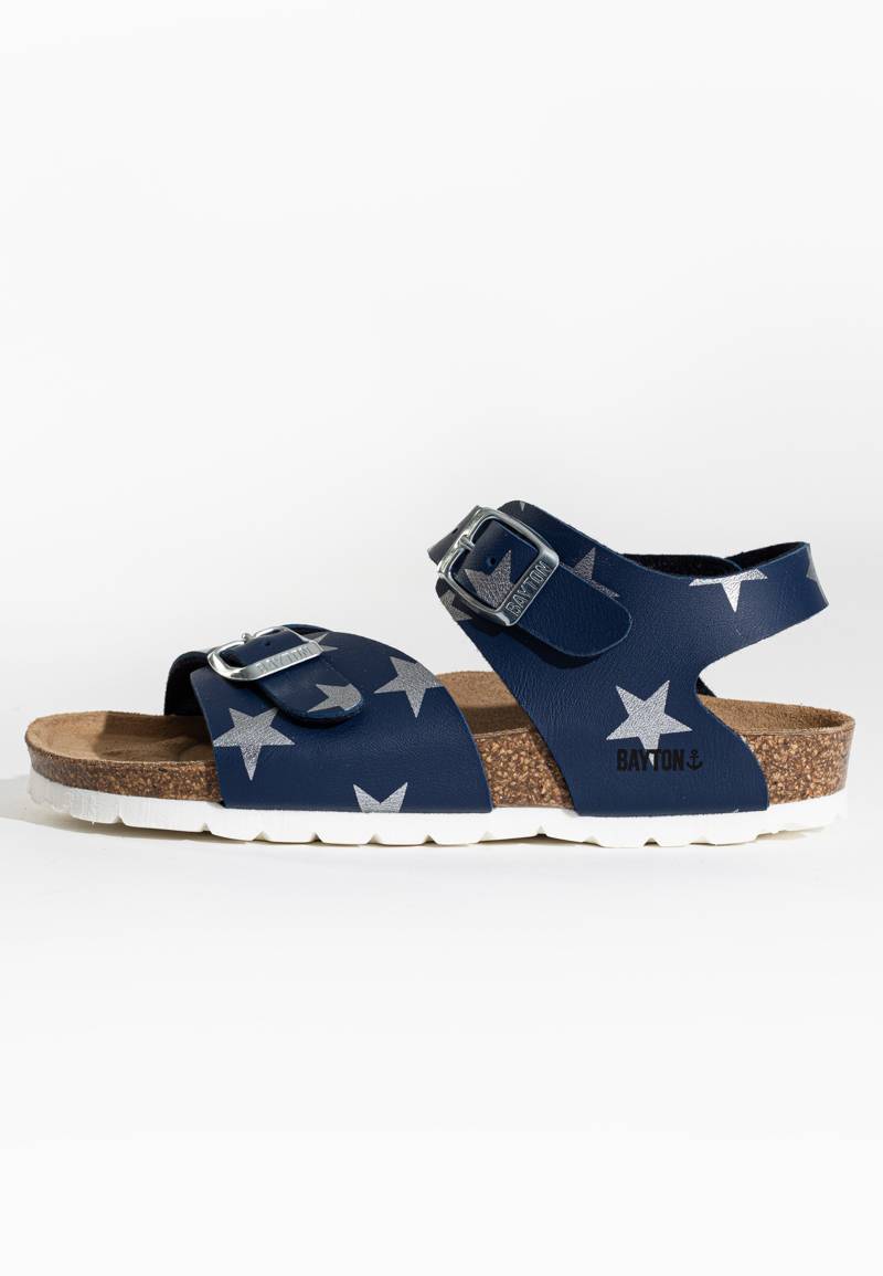 Pegase Navy Blue Multi-Strap Sandals