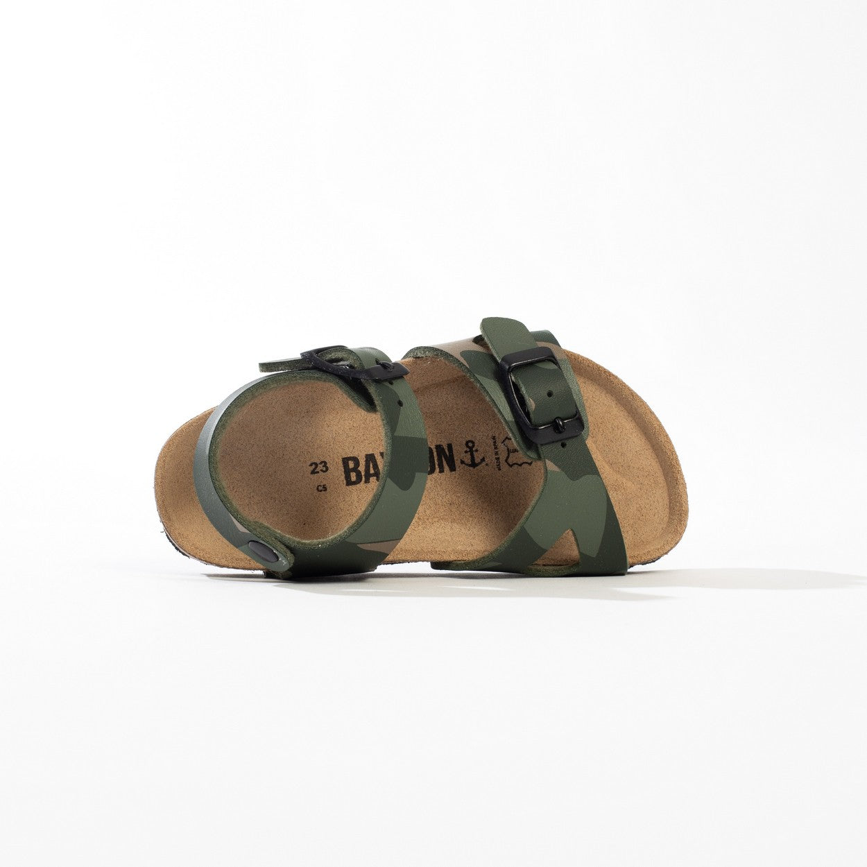 Khaki Camouflage Pegase Multi-Strap Sandals