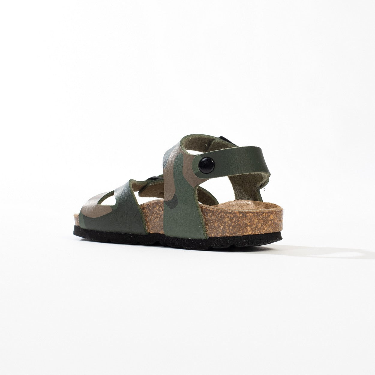 Khaki Camouflage Pegase Multi-Strap Sandals