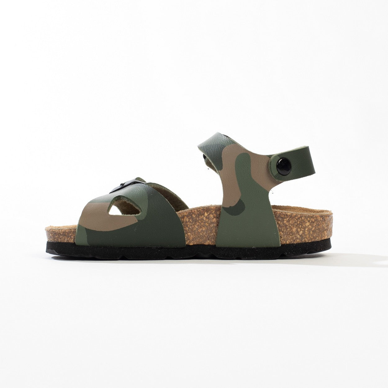 Khaki Camouflage Pegase Multi-Strap Sandals