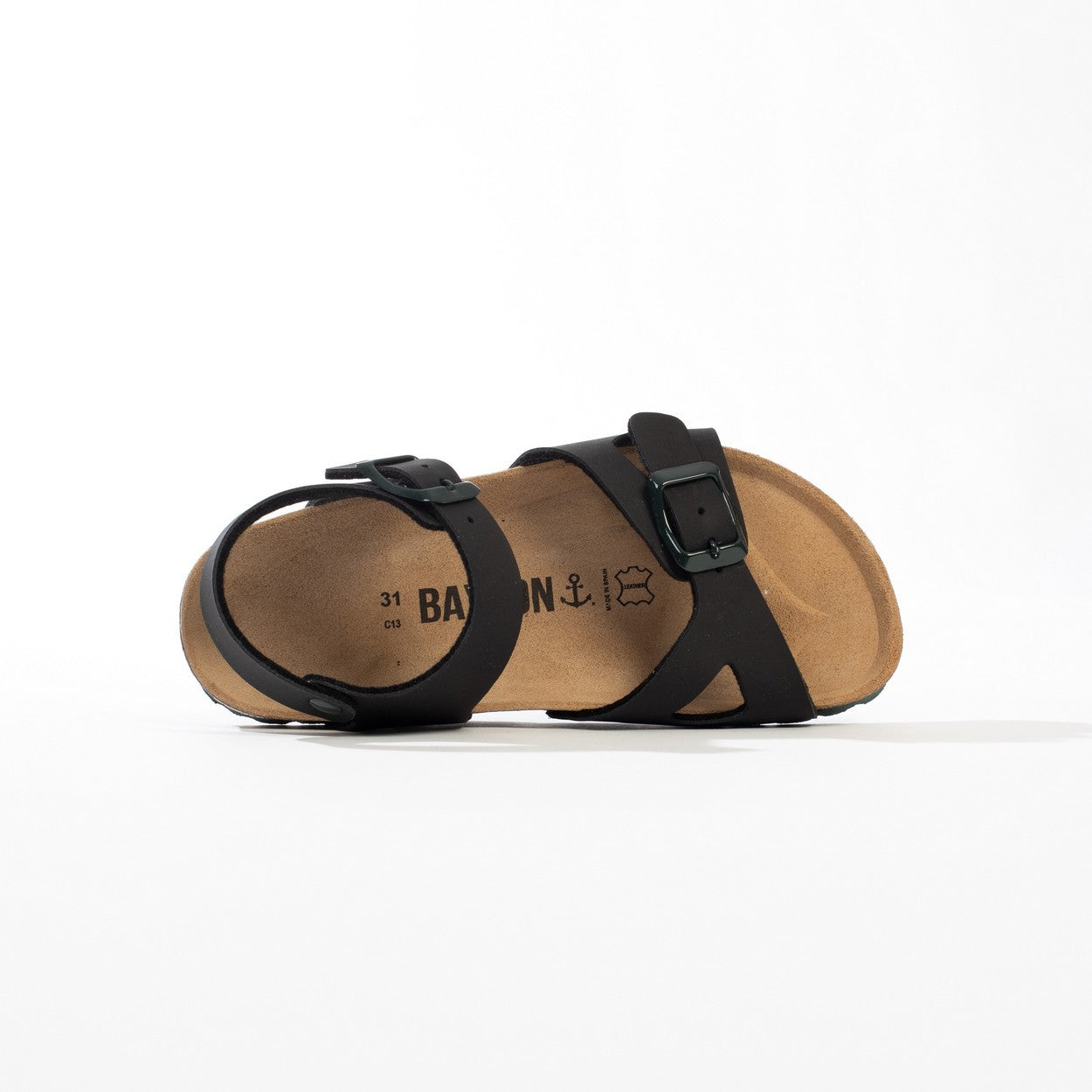 Pegase Black Multi-Strap Sandals