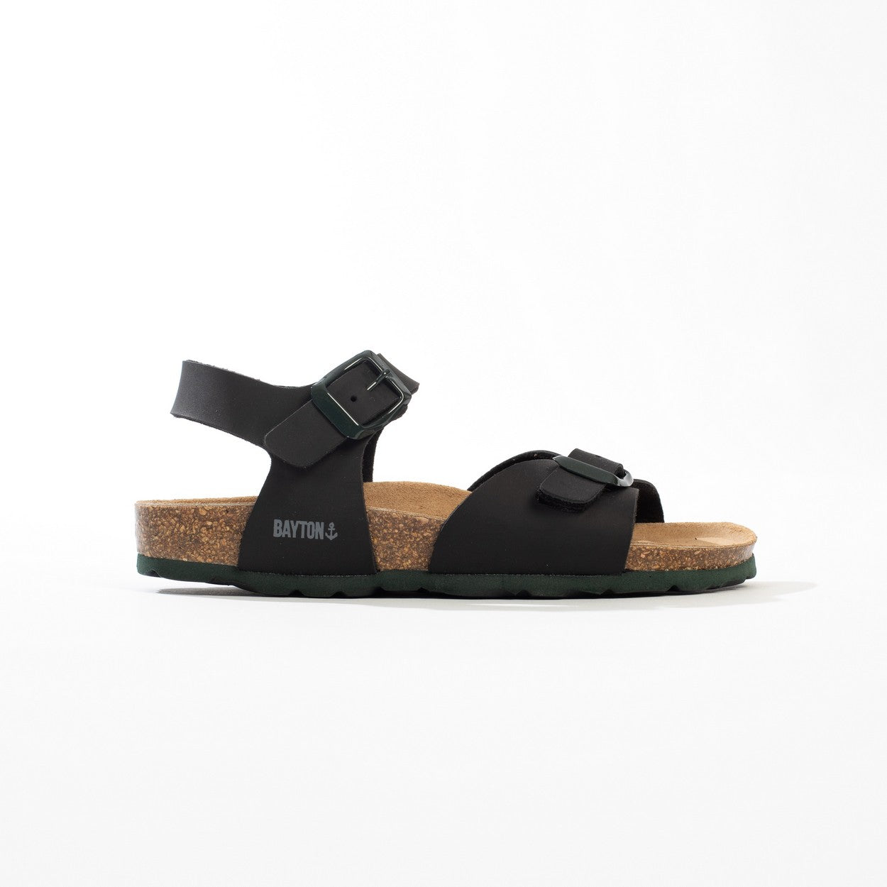 Pegase Black Multi-Strap Sandals