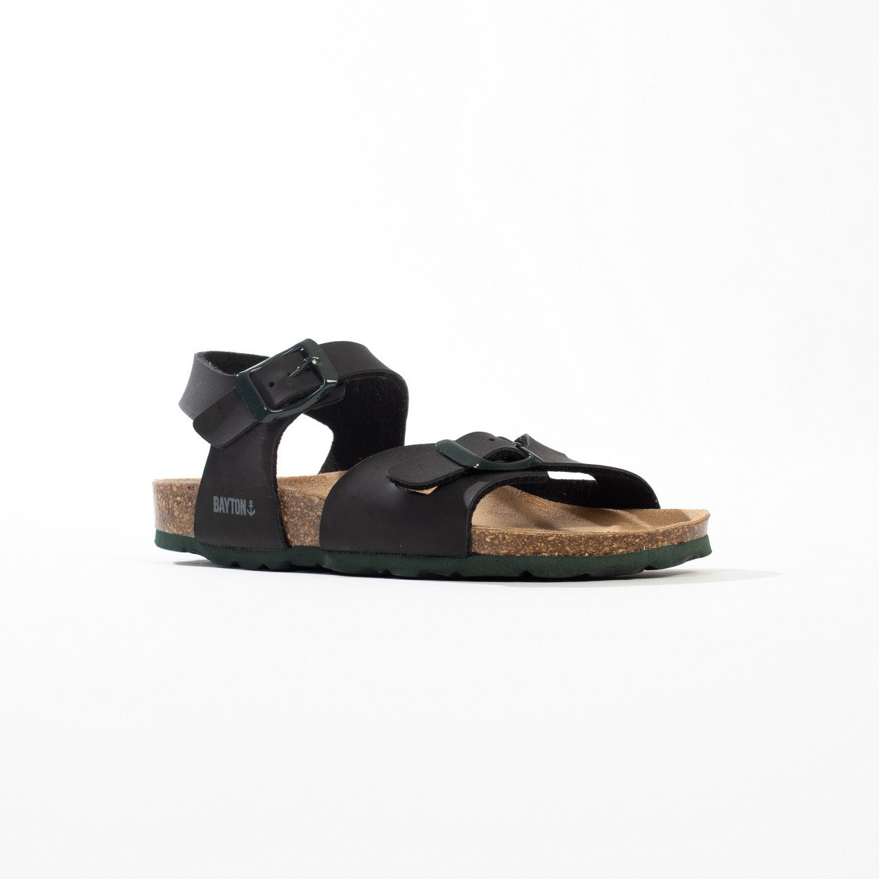 Pegase Black Multi-Strap Sandals