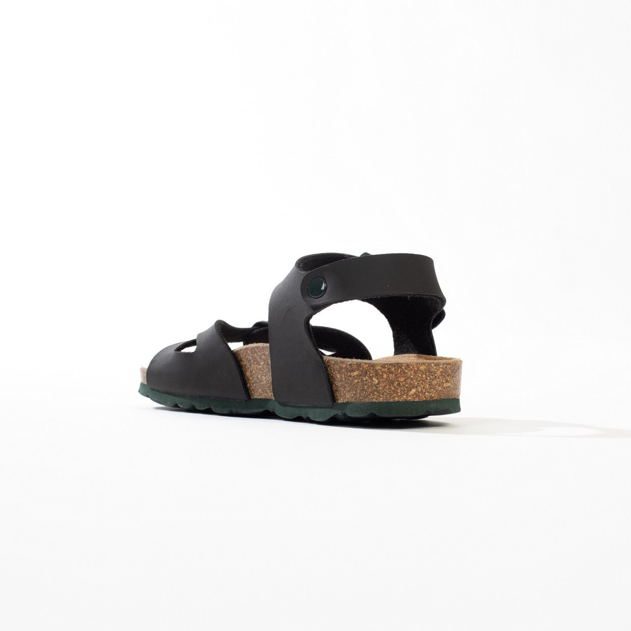 Pegase Black Multi-Strap Sandals