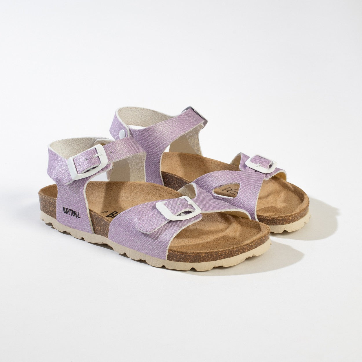 Sandalias violeta claro con múltiples tiras Pegase