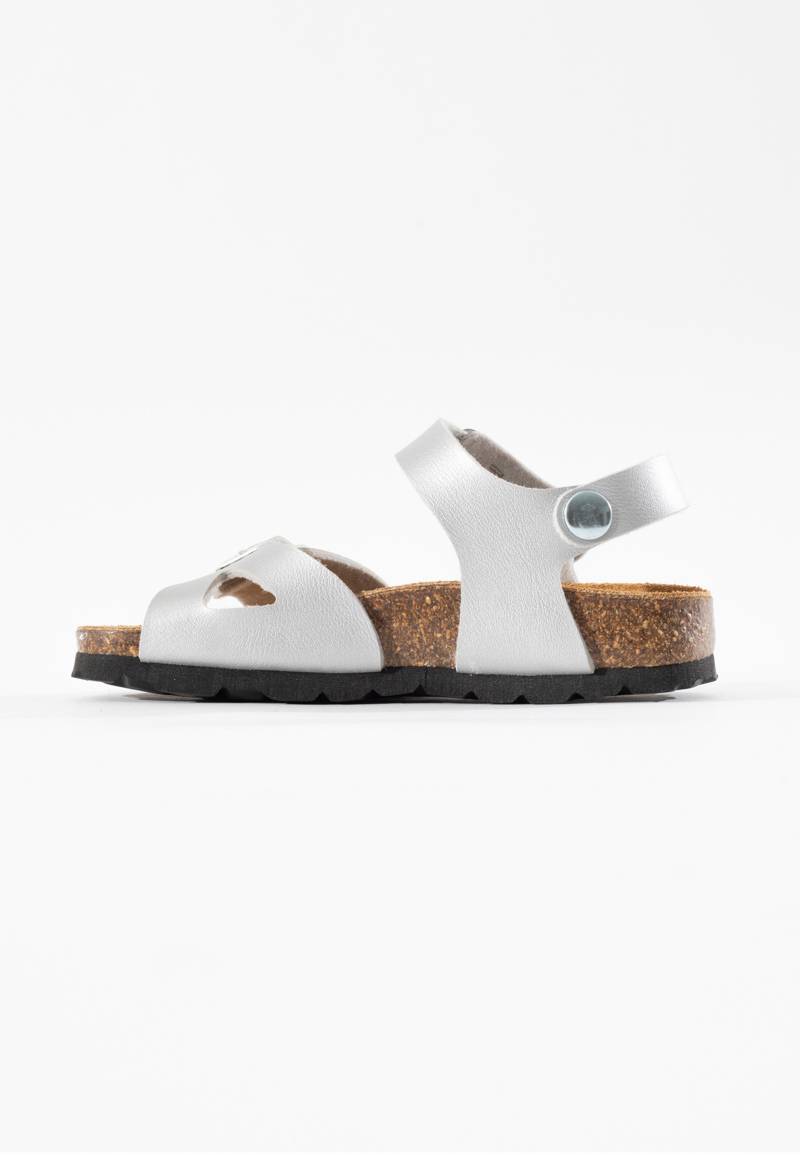 Silver Pegase Multi-Strap Sandals