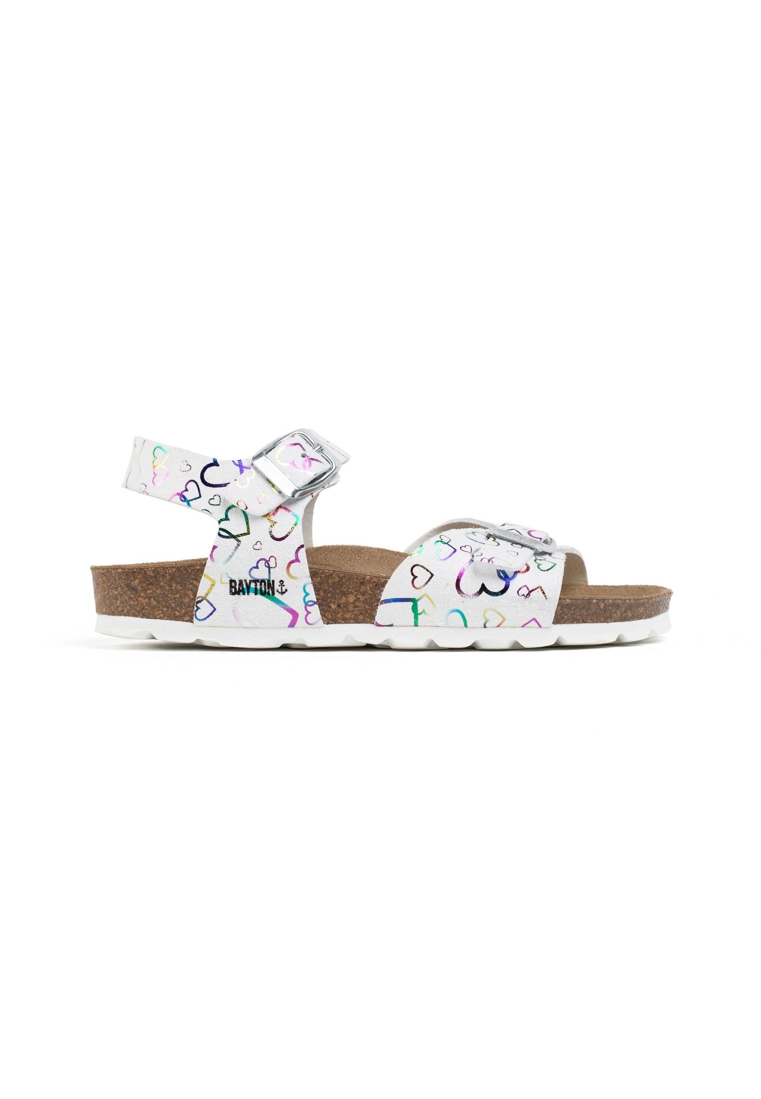 Pegase White Multi-Strap Sandals