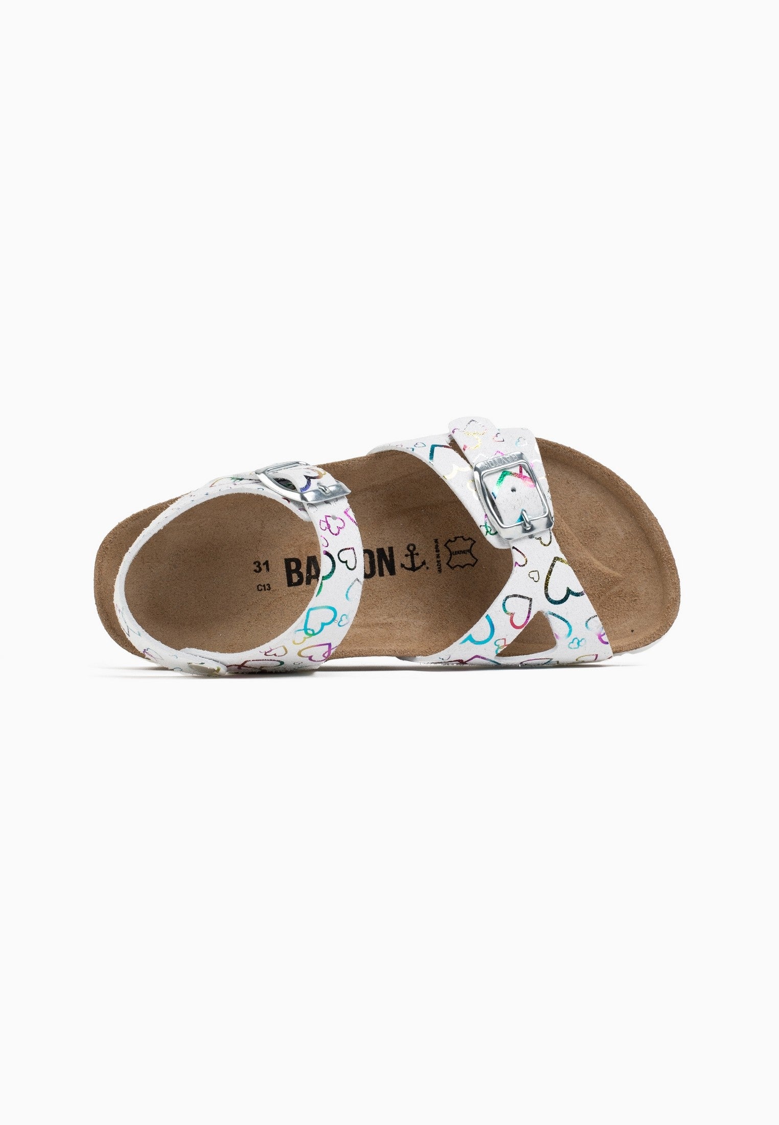 Pegase White Multi-Strap Sandals