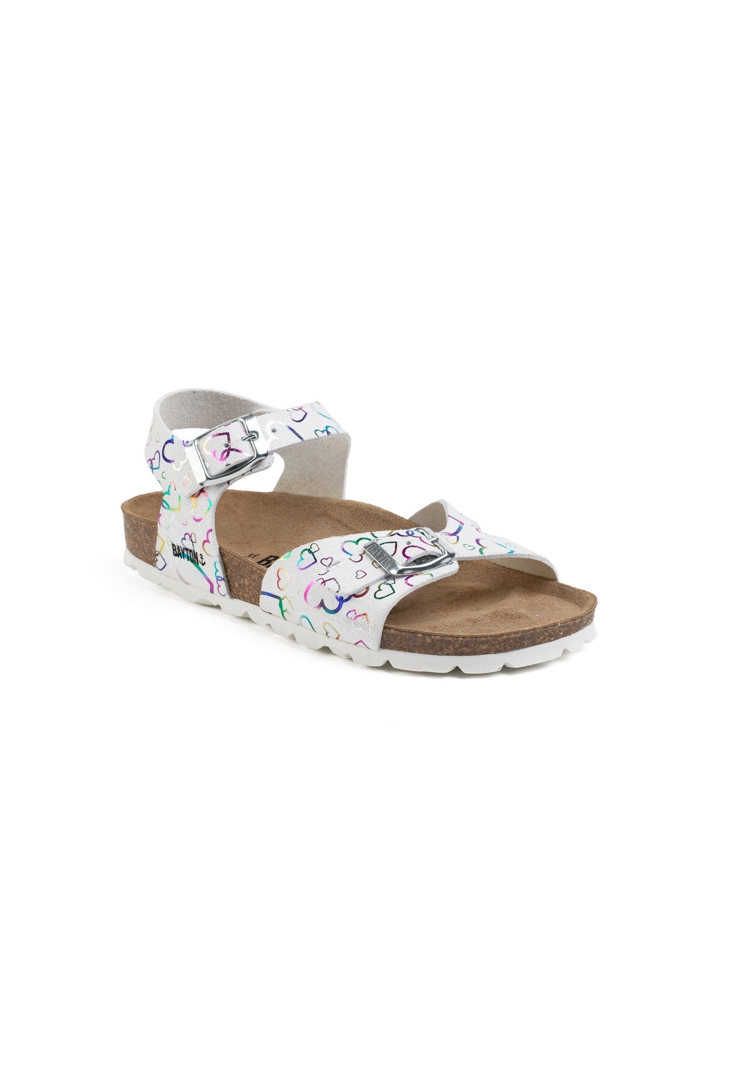 Pegase White Multi-Strap Sandals