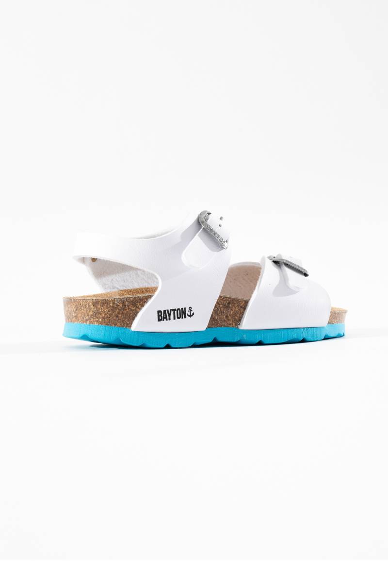 Pegase White Multi-Strap Sandals