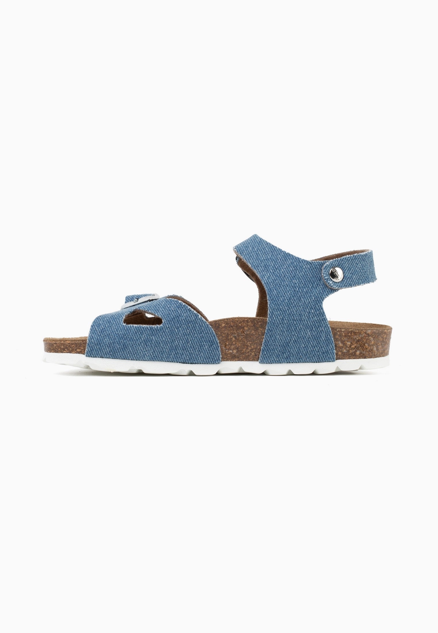 Pegase Light Blue Denim Multi-Strap Sandals