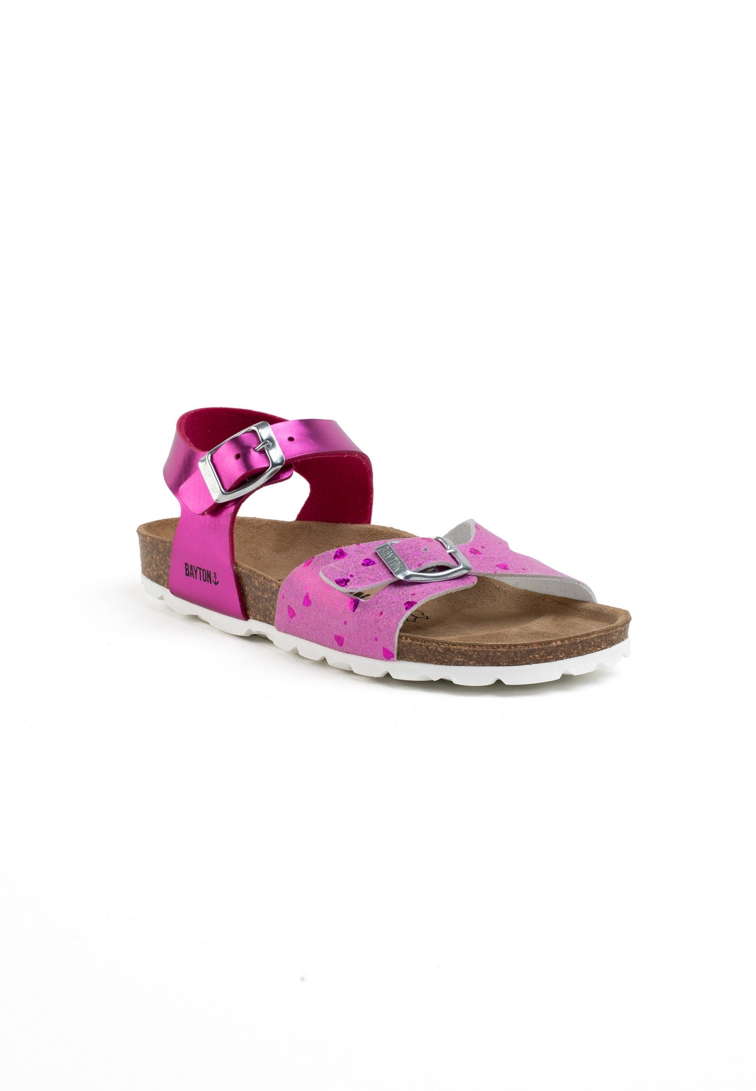 Pegase Fuschia Multi-Strap Sandals