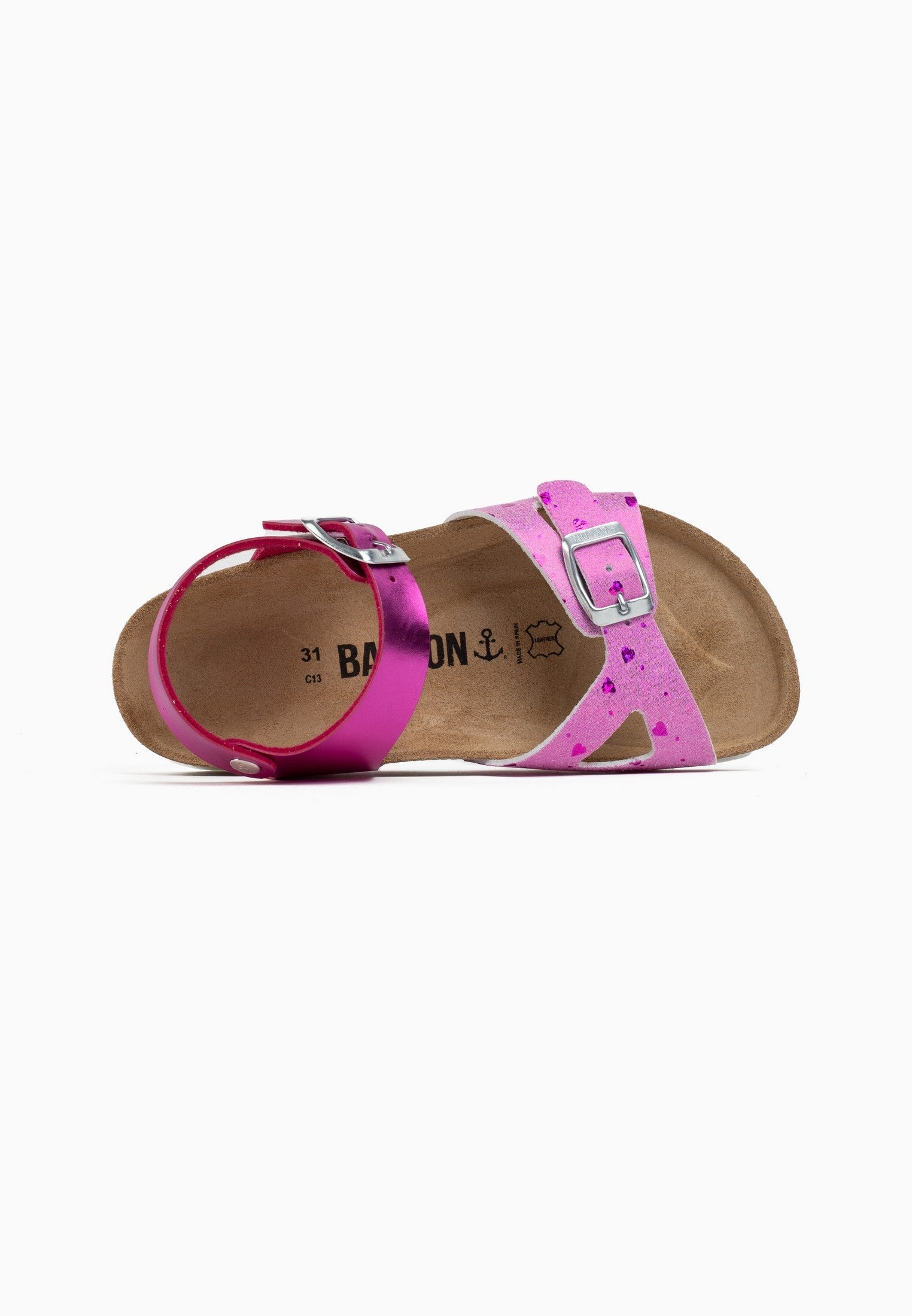 Pegase Fuschia Multi-Strap Sandals