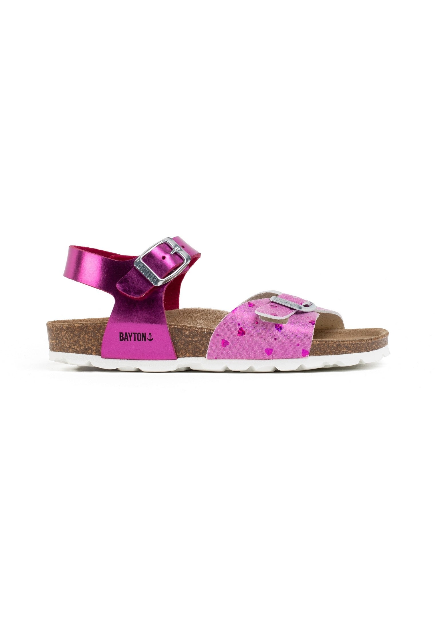 Pegase Fuschia Multi-Strap Sandals