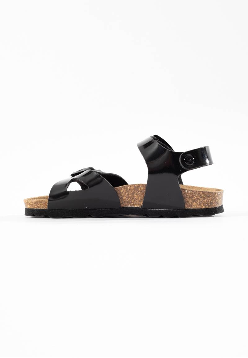 Pegase Black Multi-Strap Sandals