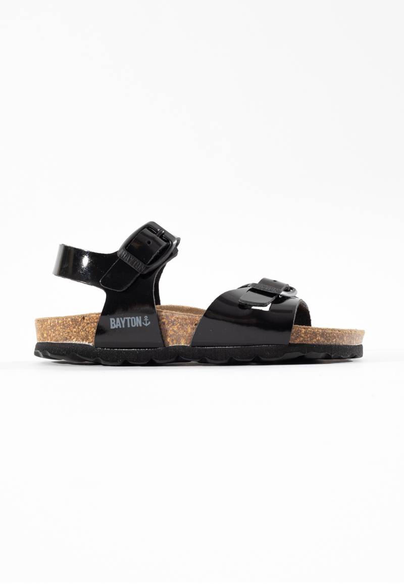 Pegase Black Multi-Strap Sandals