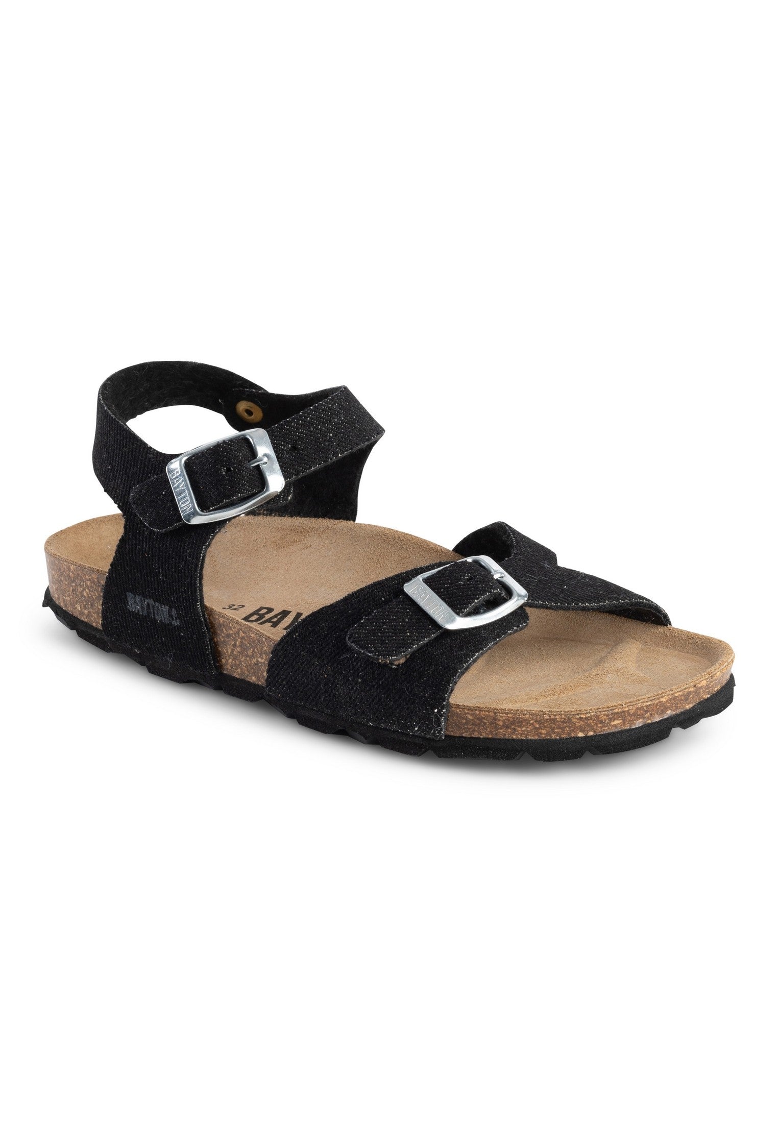 Pegase Black Multi-Strap Sandals