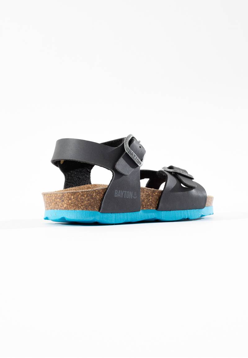 Pegase Black Multi-Strap Sandals