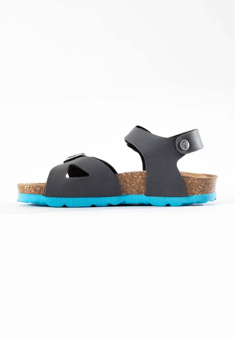 Pegase Black Multi-Strap Sandals