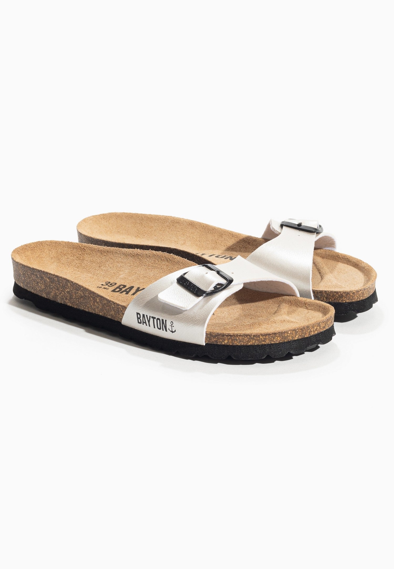 Sandalias Praga Plata claro