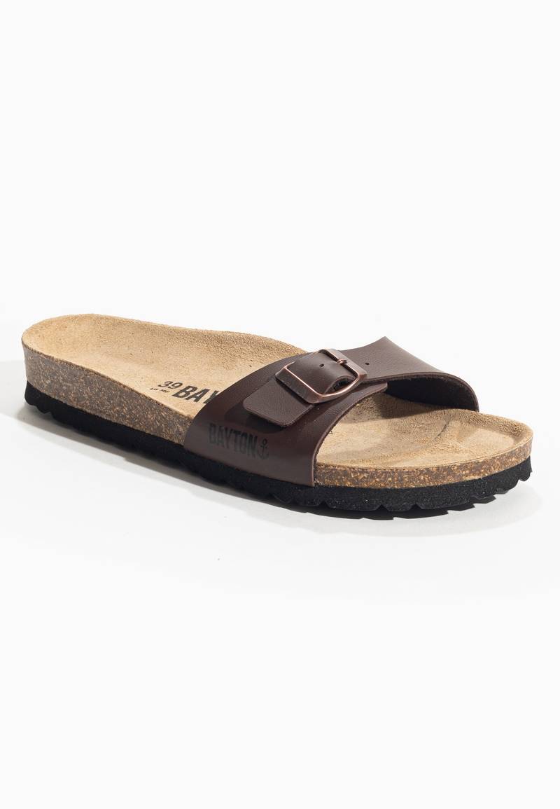 Sandalias Praga Marrón