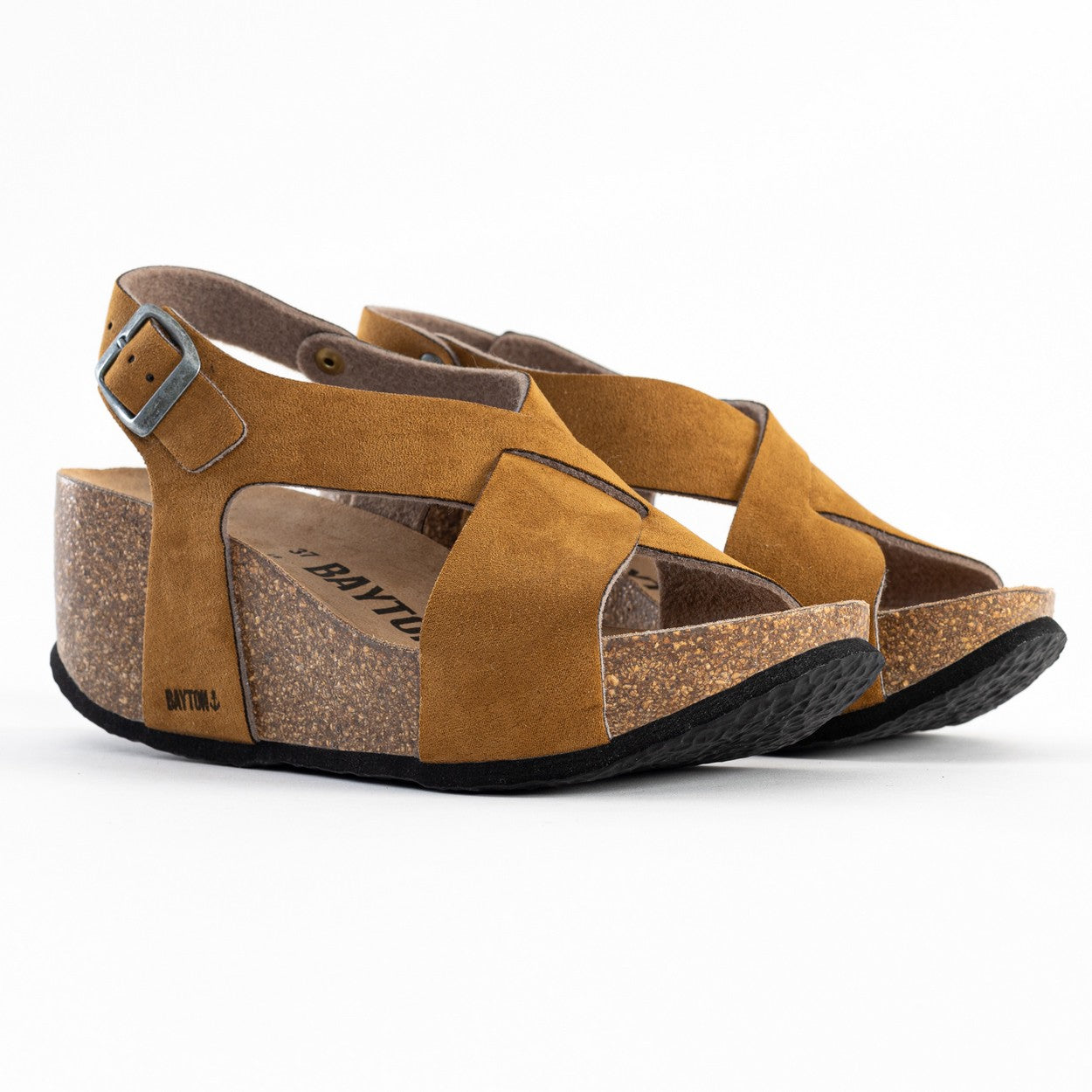 Rea Tan Wedge and Semi-Wedge Sandals