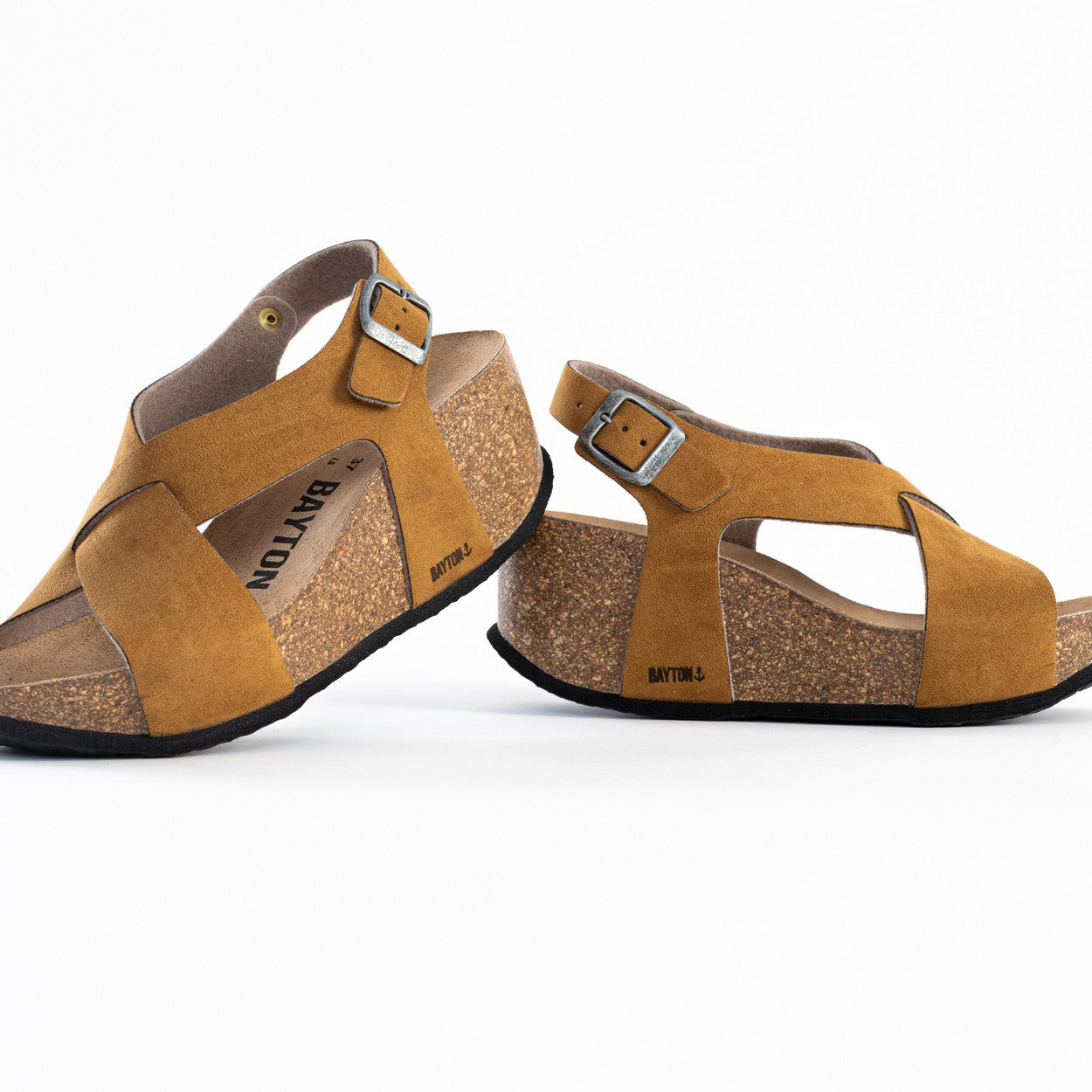 Rea Tan Wedge and Semi-Wedge Sandals