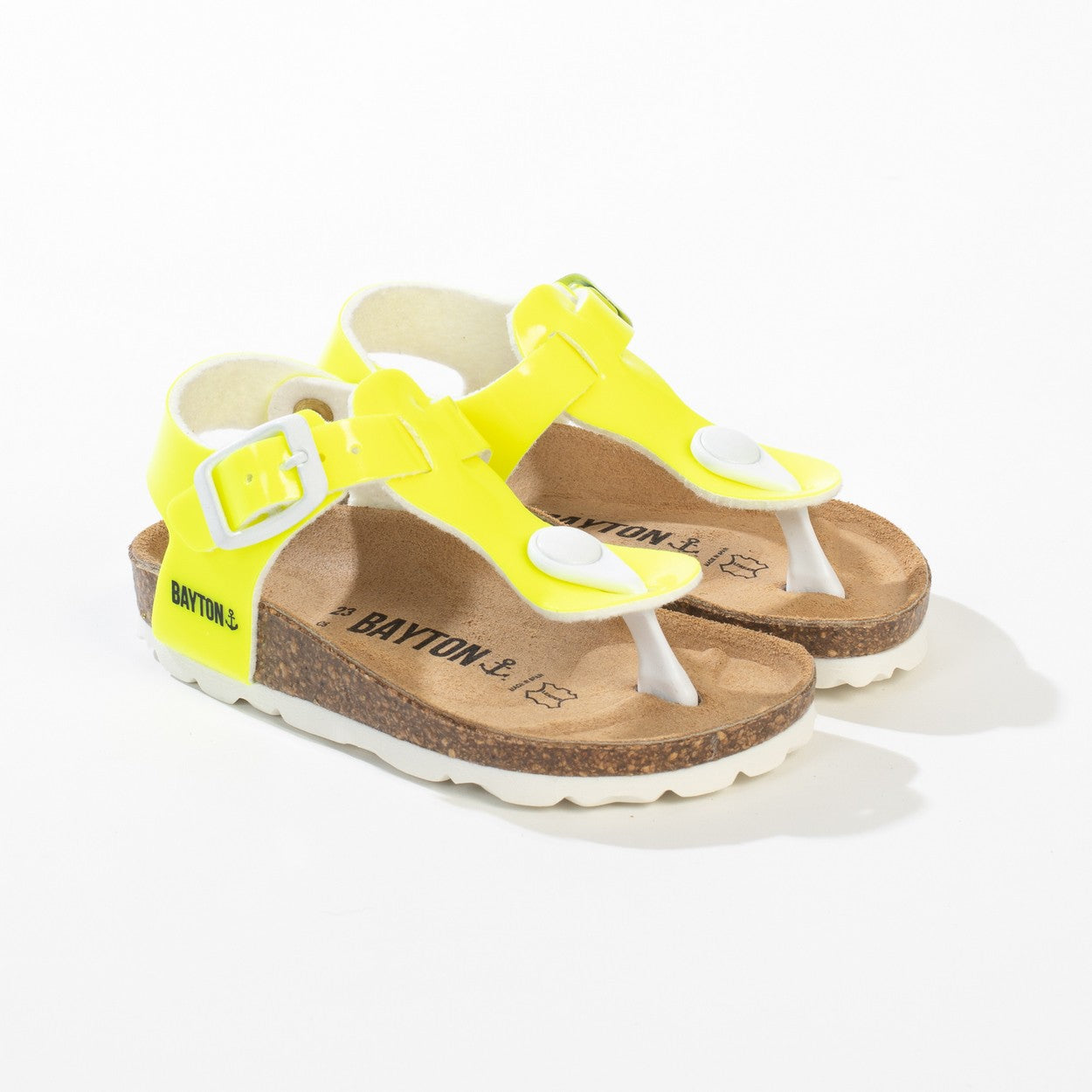 Yellow Rhea Toe-Toe Sandals