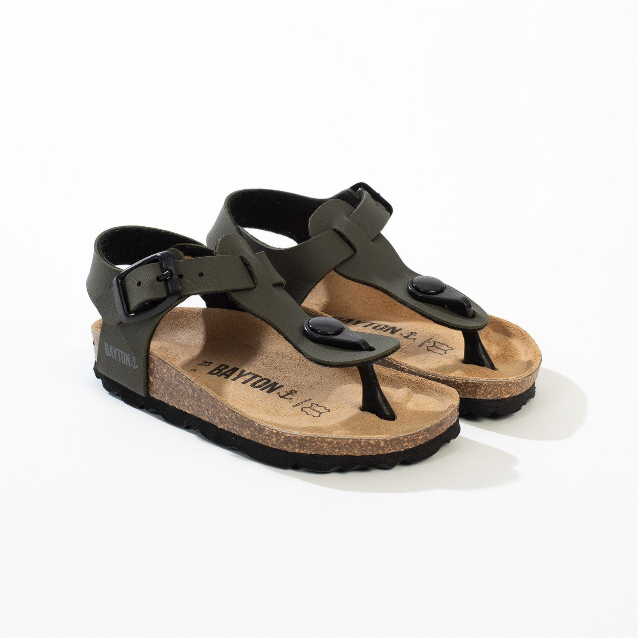 Khaki Rhea Toe-Toe Sandals