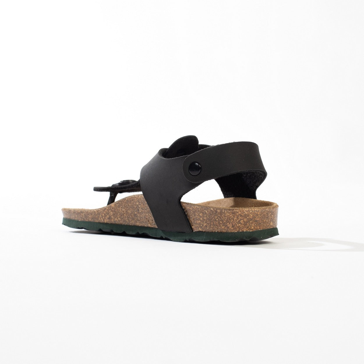 Sandalias Rhea con puntera abierta Negro