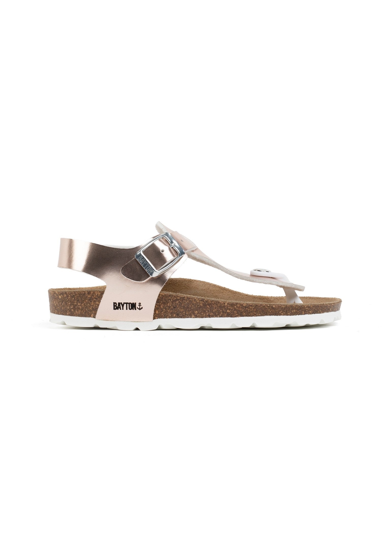 Rose Gold Rhea Toe-Toe Sandals