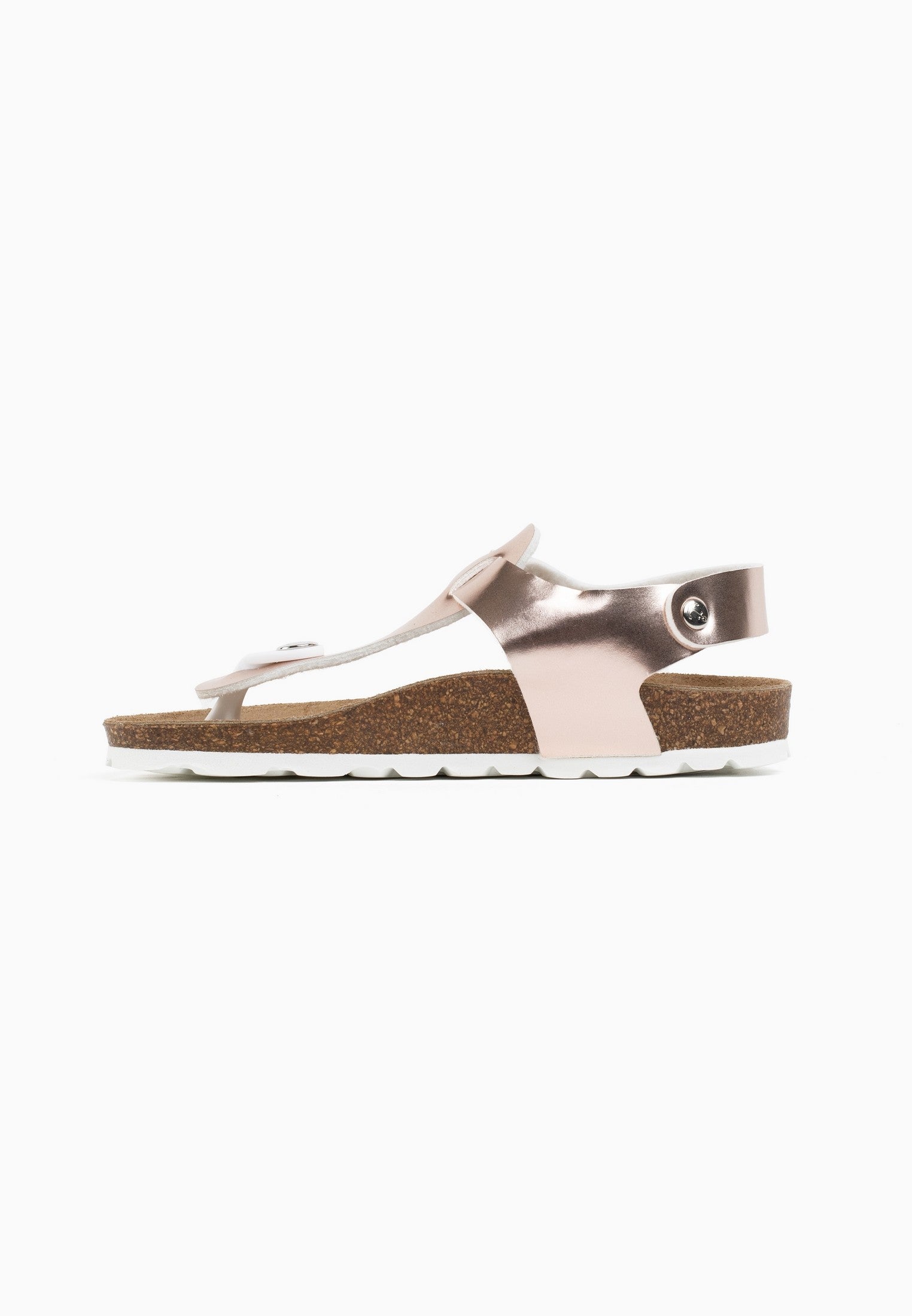 Rose Gold Rhea Toe-Toe Sandals