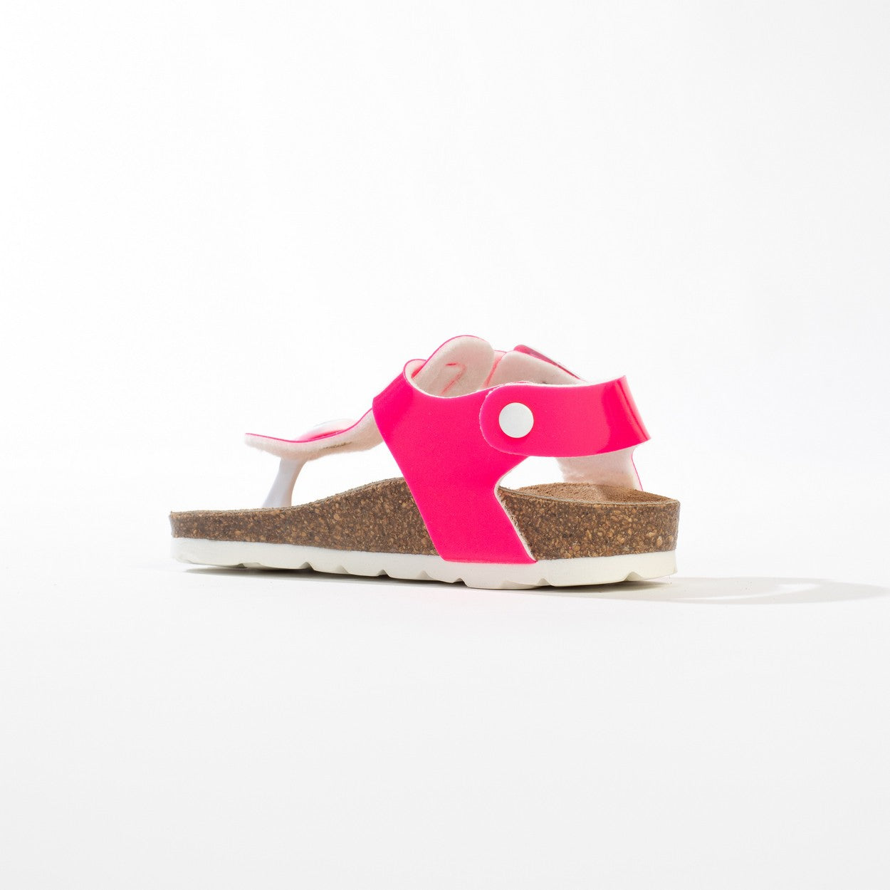 Neon Pink Rhea Toe-Toe Sandals