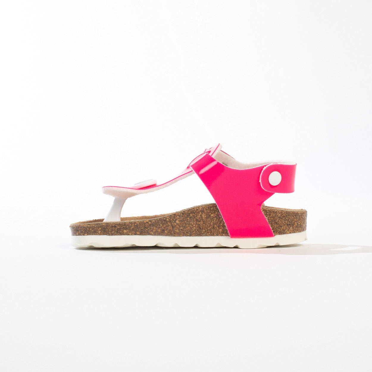 Neon Pink Rhea Toe-Toe Sandals