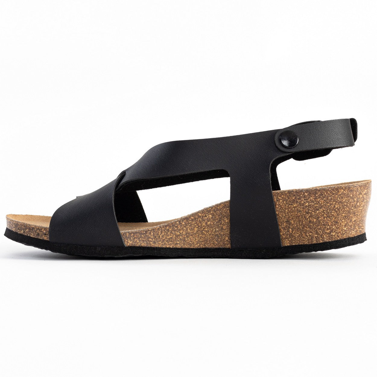 Salamanca Black Wedge and Semi-Wedge Sandals