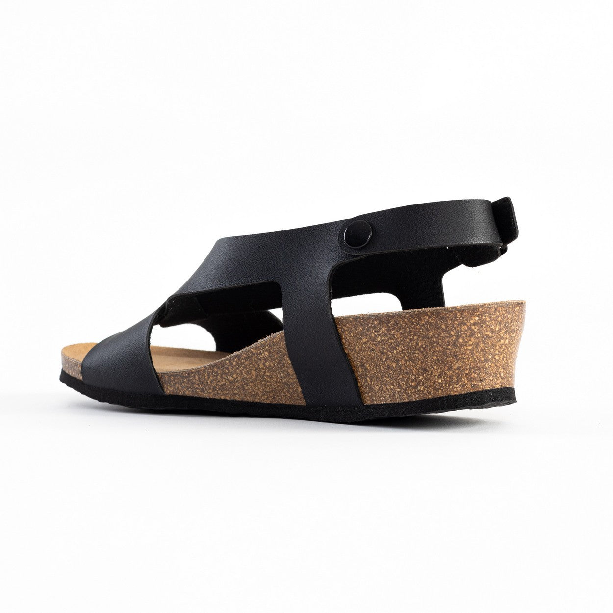 Salamanca Black Wedge and Semi-Wedge Sandals