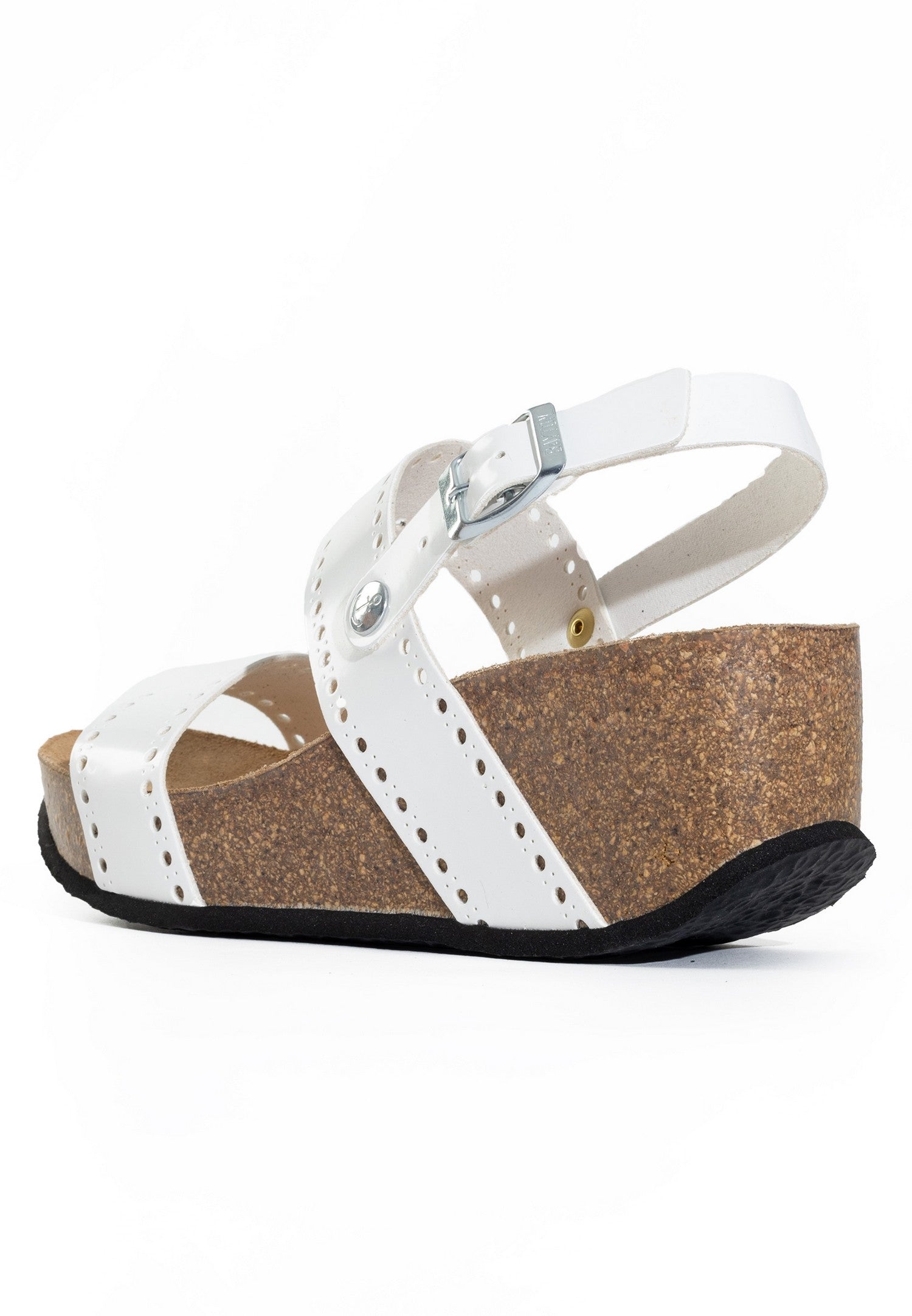 Selene White Wedge and Semi-Wedge Sandals