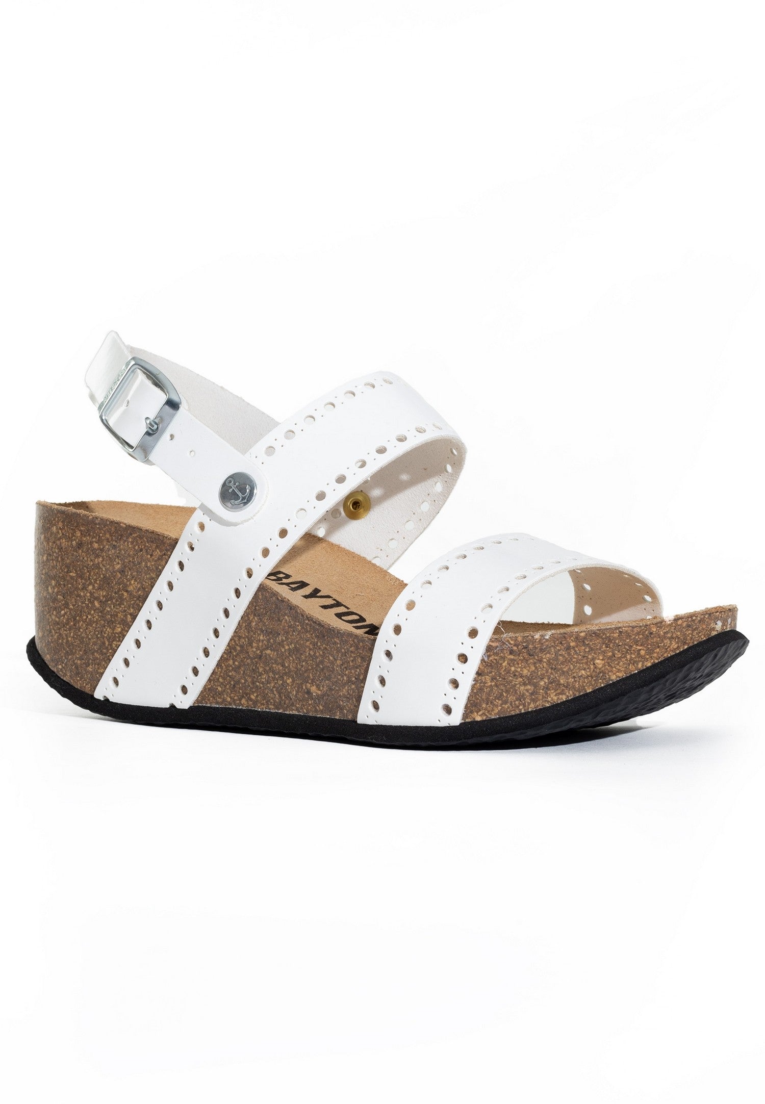 Selene White Wedge and Semi-Wedge Sandals