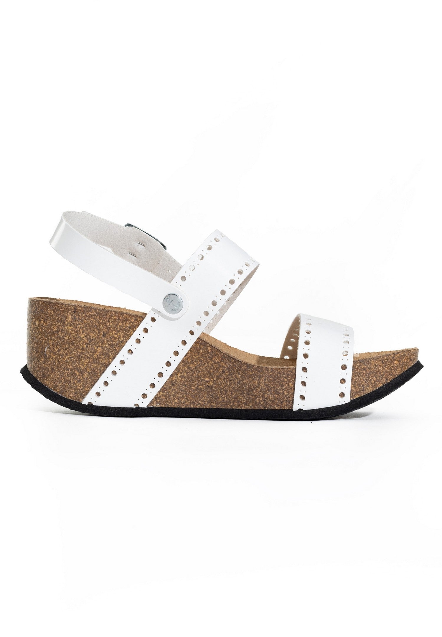 Selene White Wedge and Semi-Wedge Sandals