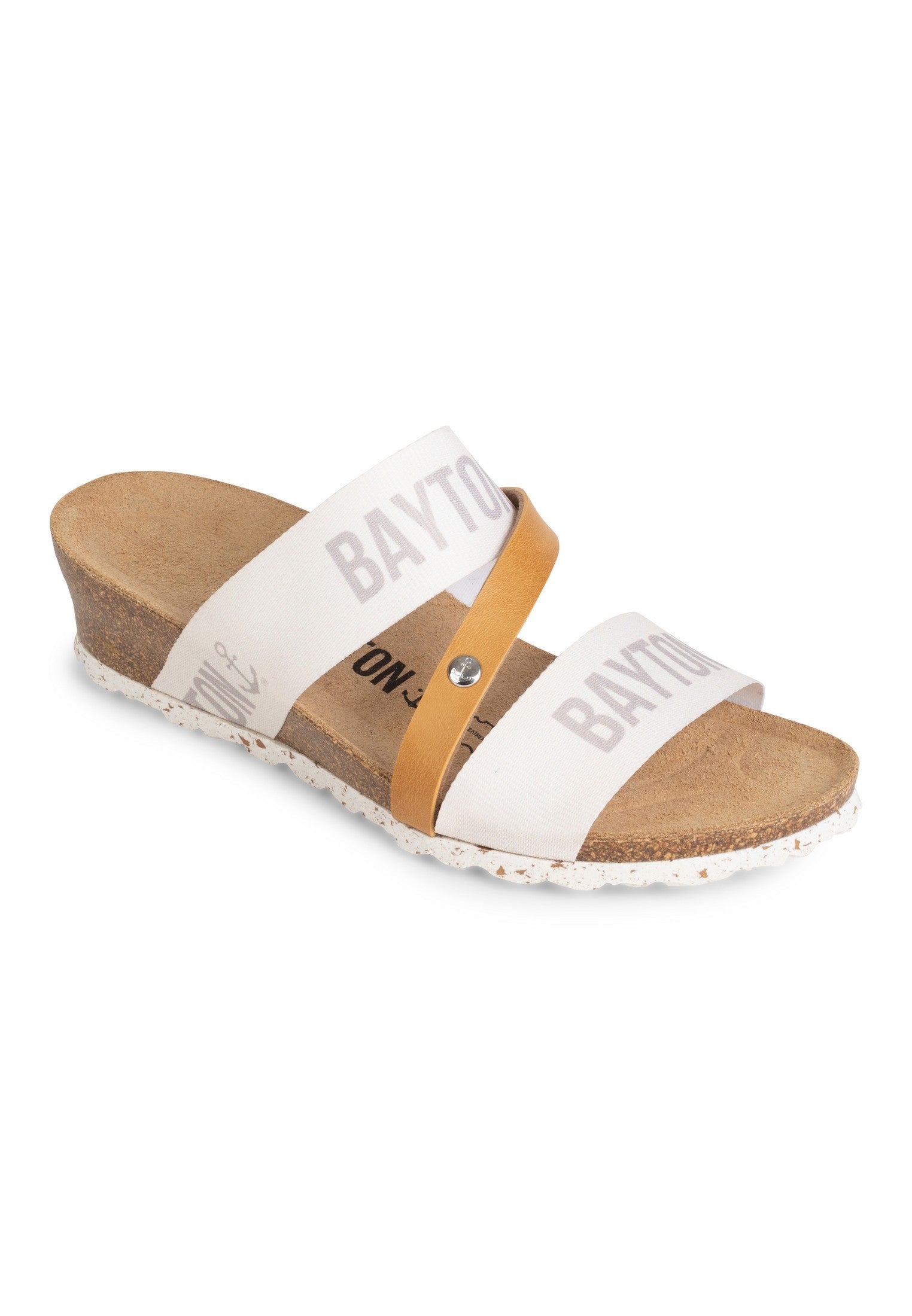 Sistel Beige and Camel Wedge and Semi-Wedge Sandals