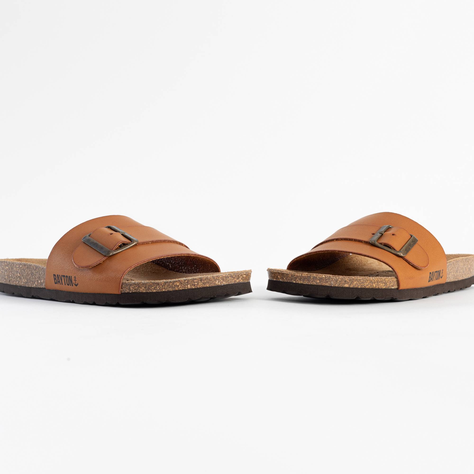 Sombrero 1 Strap Sandals Tan