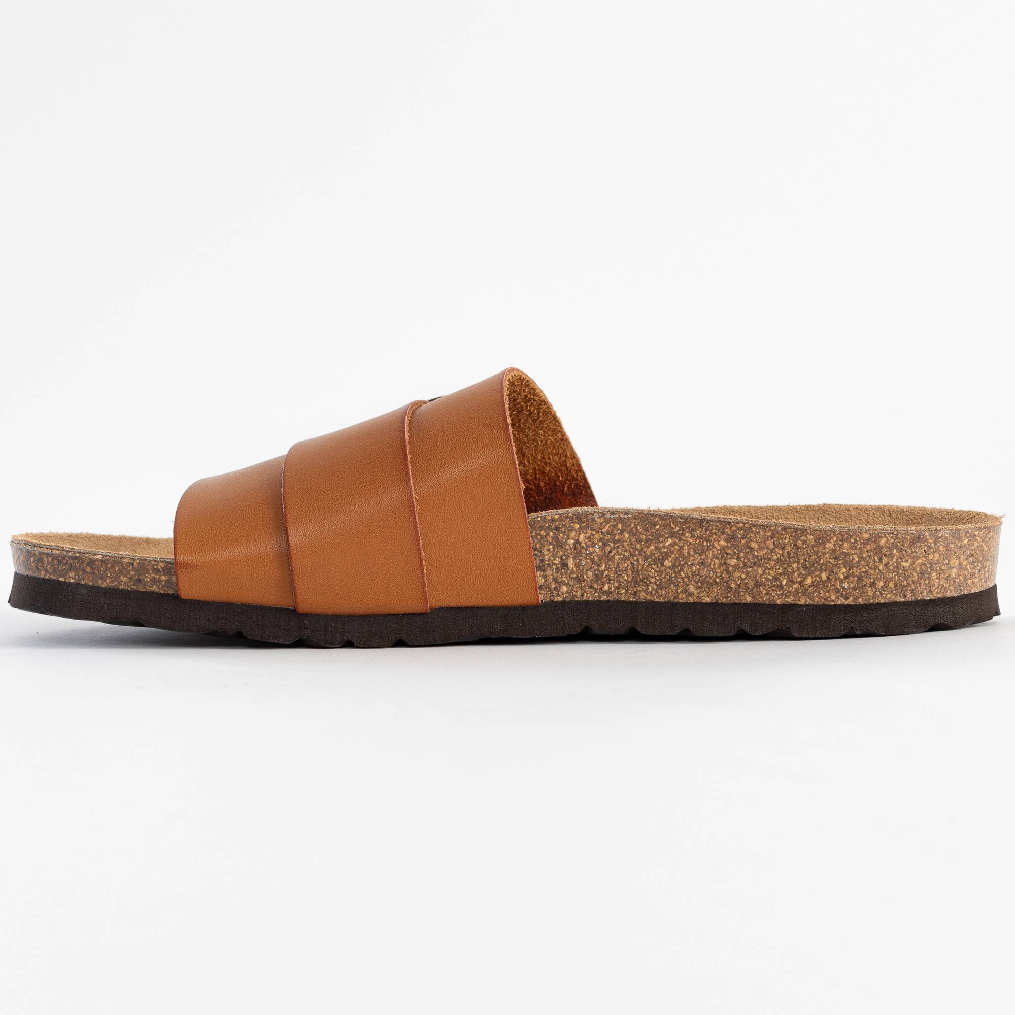 Sombrero 1 Strap Sandals Tan