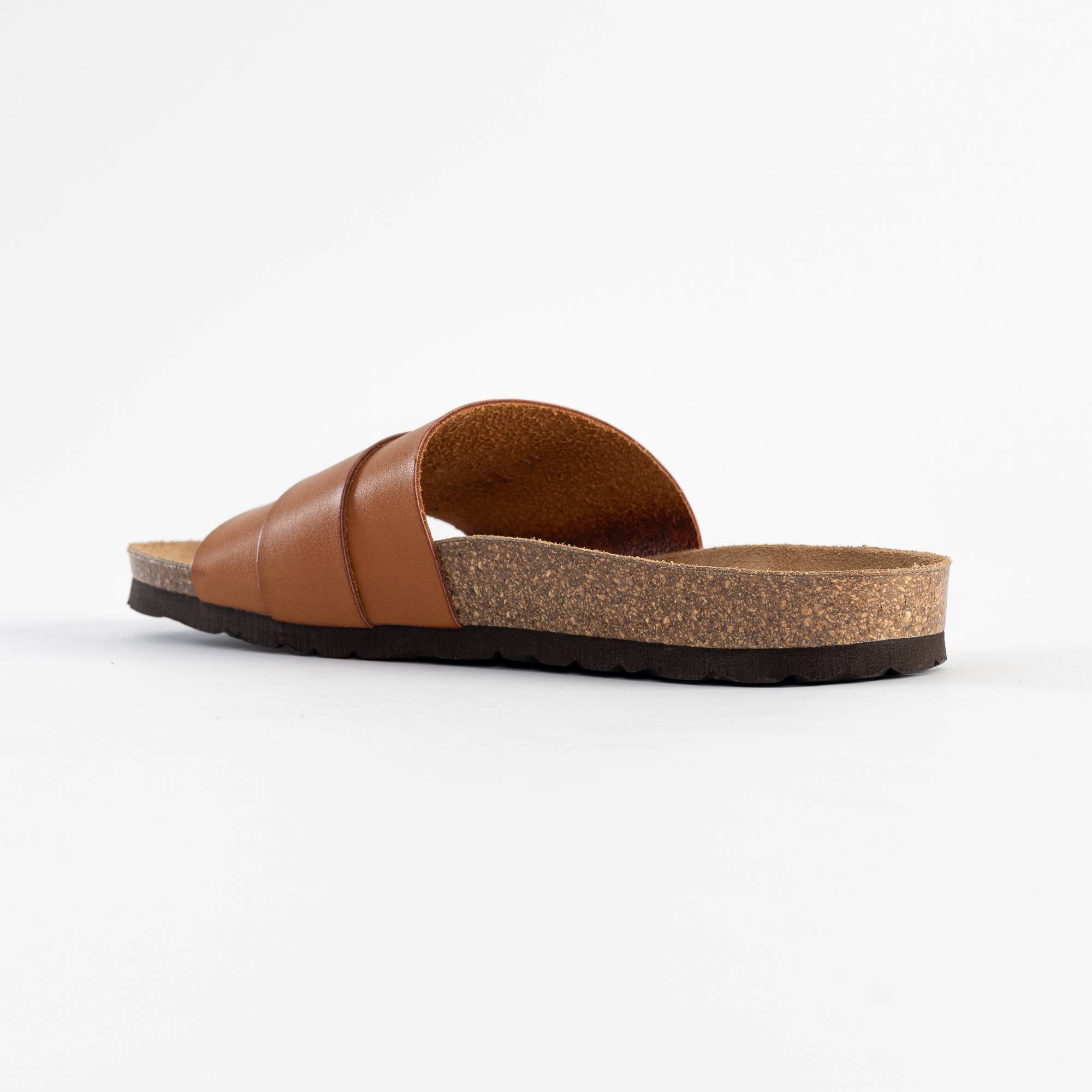 Sombrero 1 Strap Sandals Tan