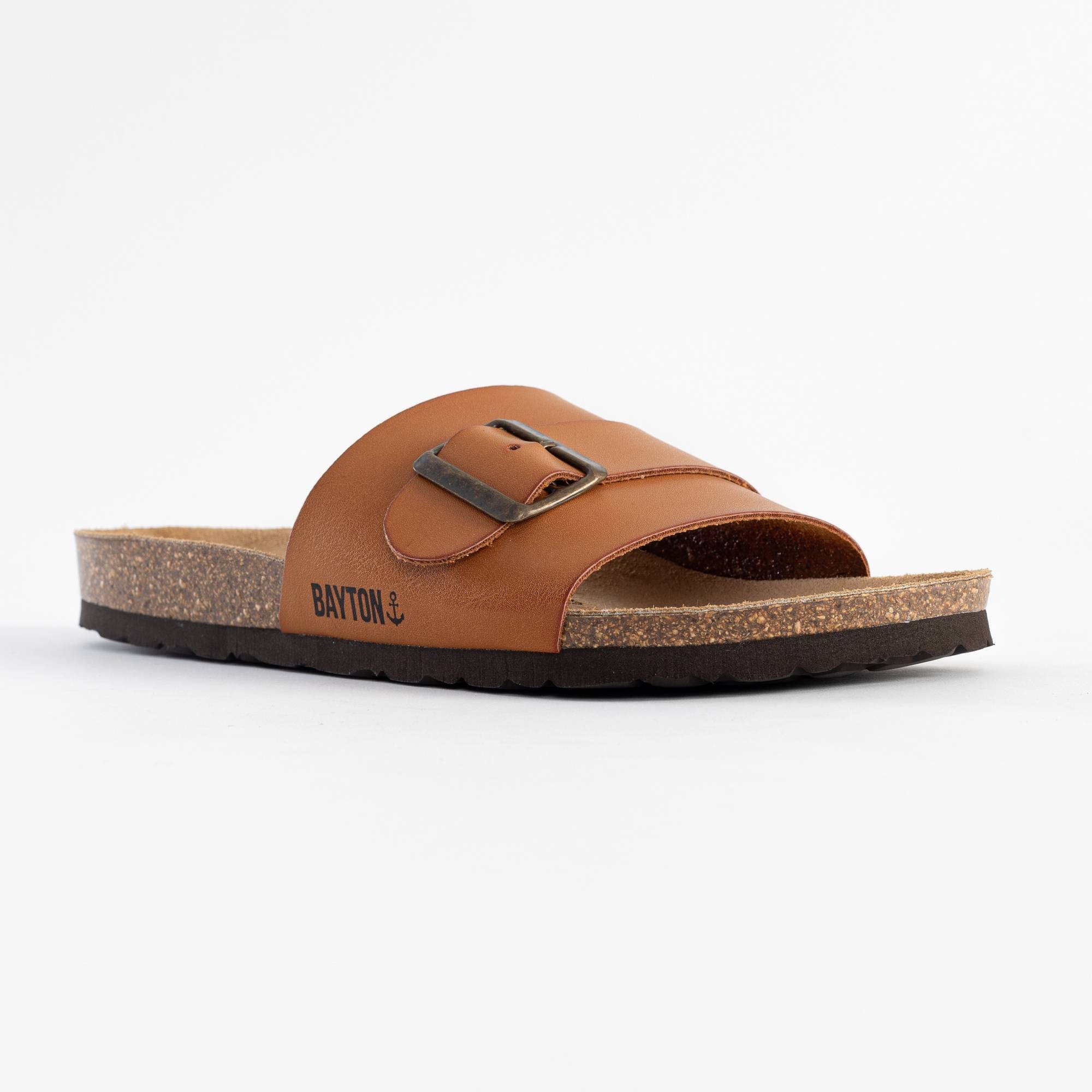 Sombrero 1 Strap Sandals Tan