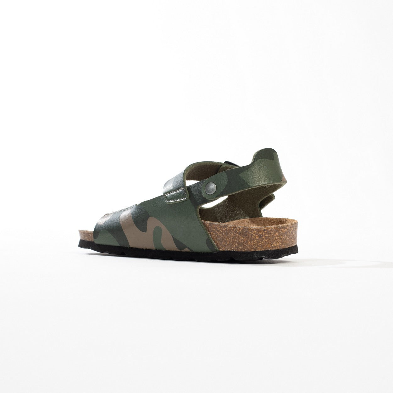 Spezia Khaki Multi-Strap Sandals