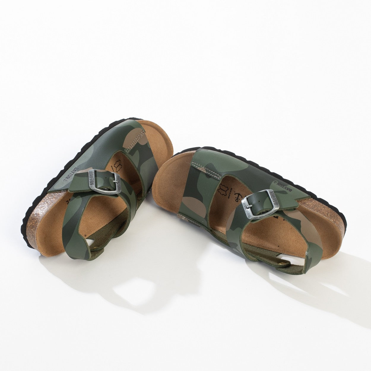 Spezia Khaki Multi-Strap Sandals